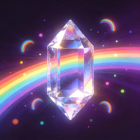 Iris Rainbow Suncatcher