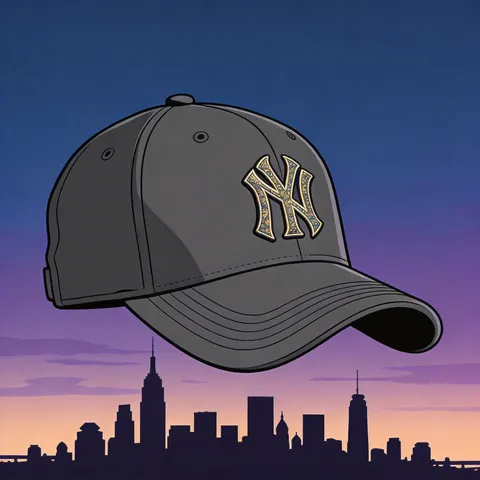 Vintage Navy Baseball Cap