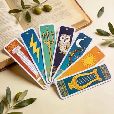 Olympian Gods Magnetic Bookmarks